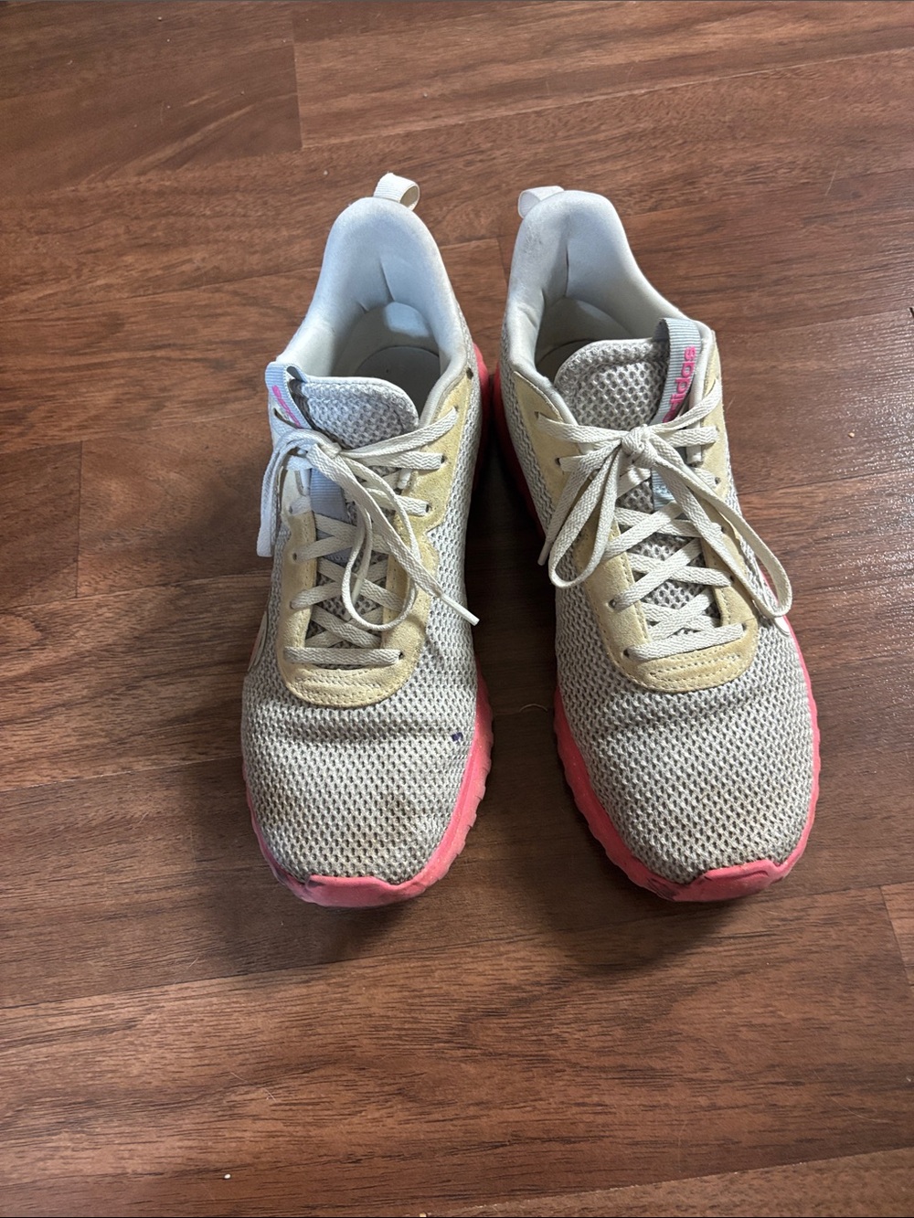 Adidas Shoes White and Pink